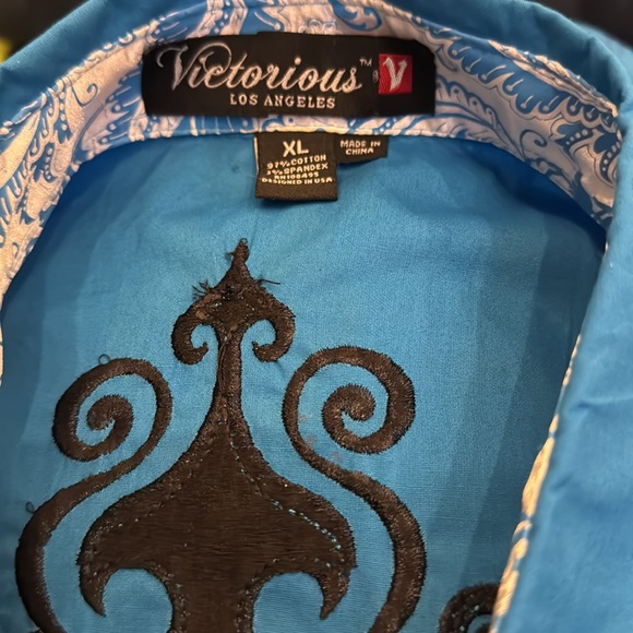 Victorious Los Angeles, men’s button down shirt size XL - Picture 9 of 9